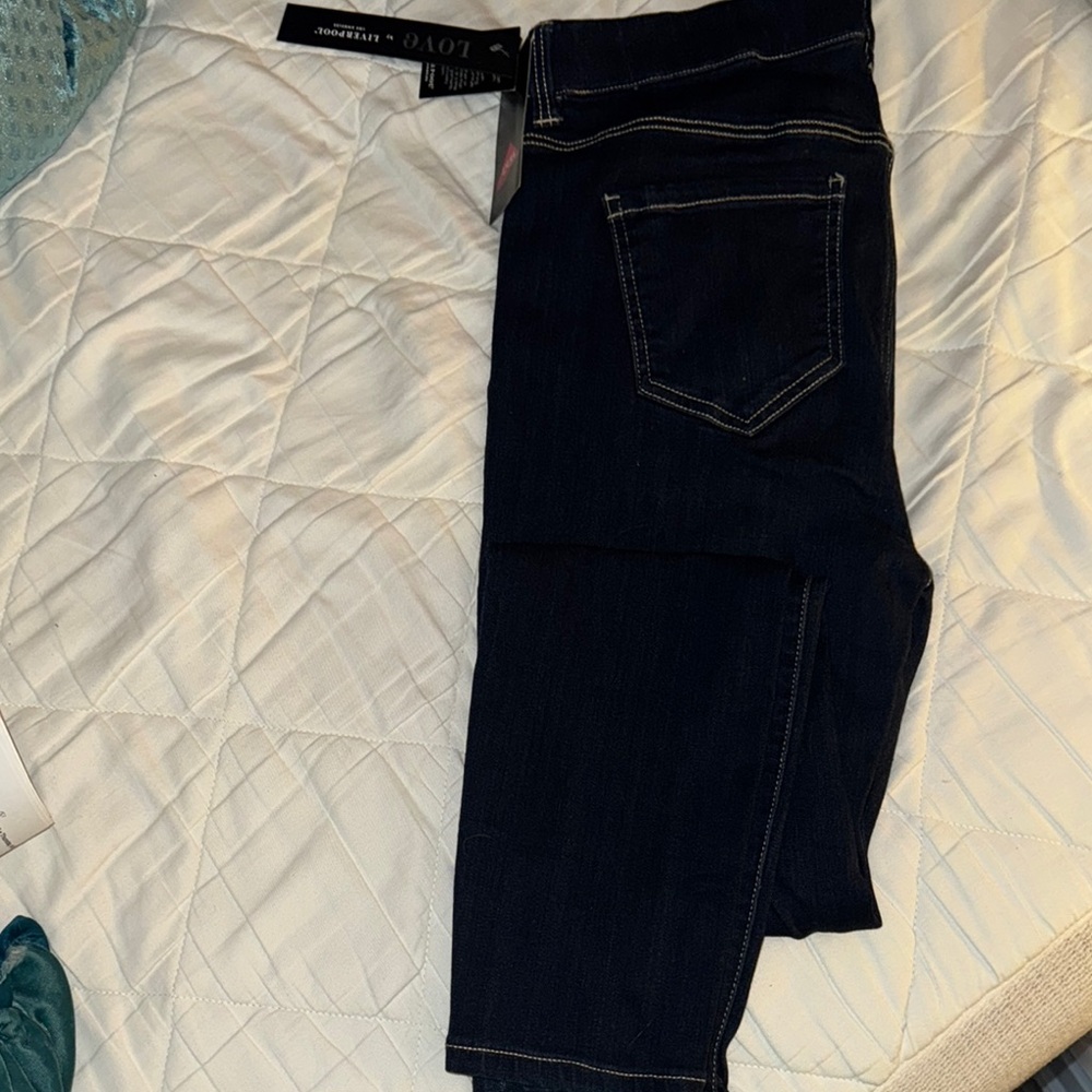 Women’s Dark Blue Jeans - Picture 2 of 2